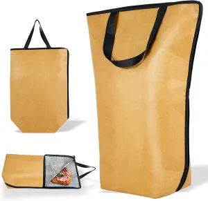 2PCS BBQ Blanket for Resting Meat BBQ Insulated Meat Resting Bag with Handle Reusable Reat Insulated Resting Bag for Outdoor BBQ Smokers and Grilling Outdoor Activities (21inch-2pcs)