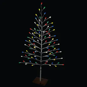 4' Flat Stick Twig Tree with LED Lights