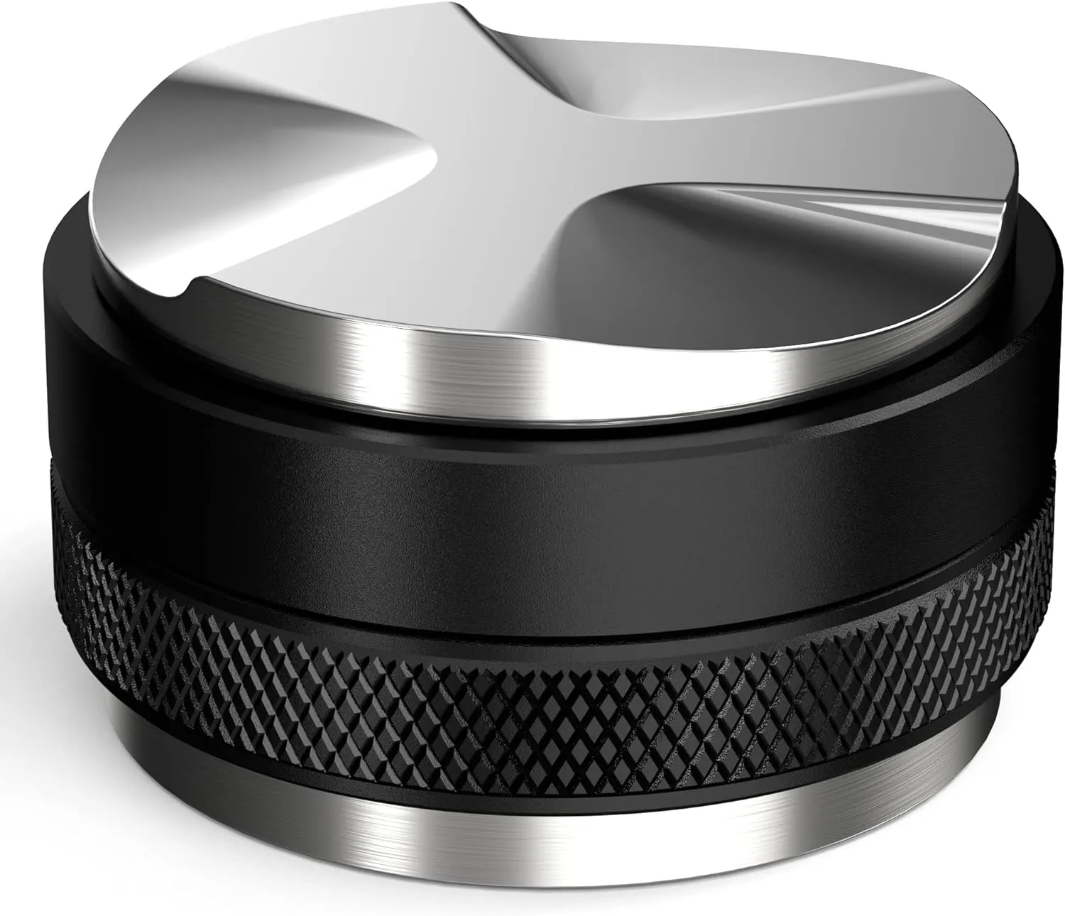 51mm Coffee Distributor/Leveler,Dual Head Espresso Hand Tamper,Fits 51mm Delonghi Portafilters,Adjustable Depth