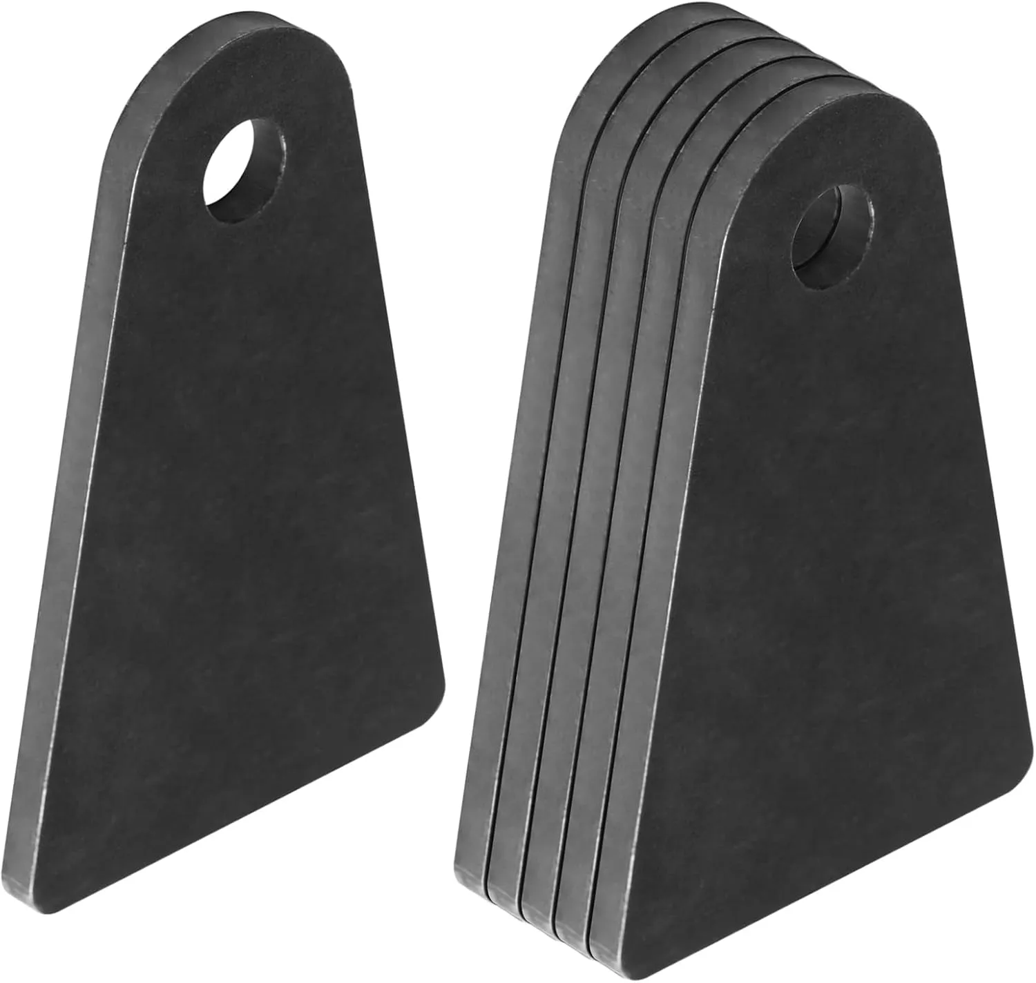 6 Pcs Heavy Duty Weld on Tabs, 4-1/4" Height, 2-3/4" Wide, 1/2" Hole, Flat Bottom Shock Tabs, 7/32" Thick