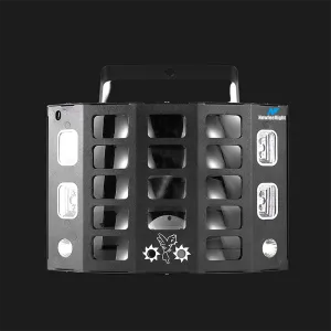 80W Butterfly Laser Lights 5-in-1 Disco Stroboscope with Remote Control
