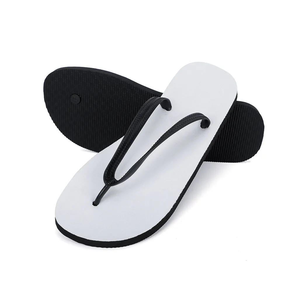 Adults Flip Flop-Black Sole-S-20pcs
