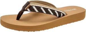 Ampeo Women's Arch Support Flip Flops Comfortable Casual Summer Beach Thong Sandals