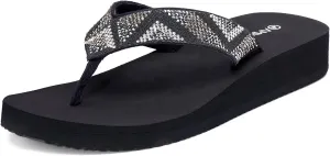 Ampeo Women's Arch Support Flip Flops Comfortable Casual Summer Beach Thong Sandals