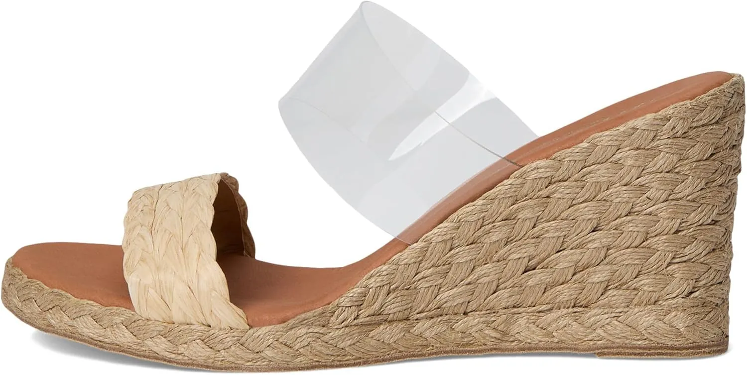 André Assous Women's Anfisa Raffia Wedge Sandal