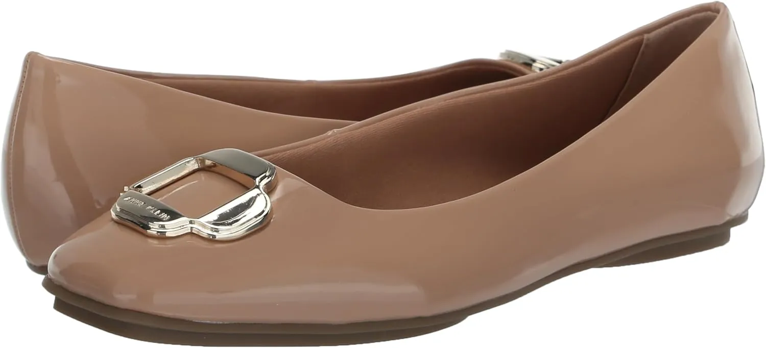 Anne Klein Womens Aggie Slip On Square Toe Loafers