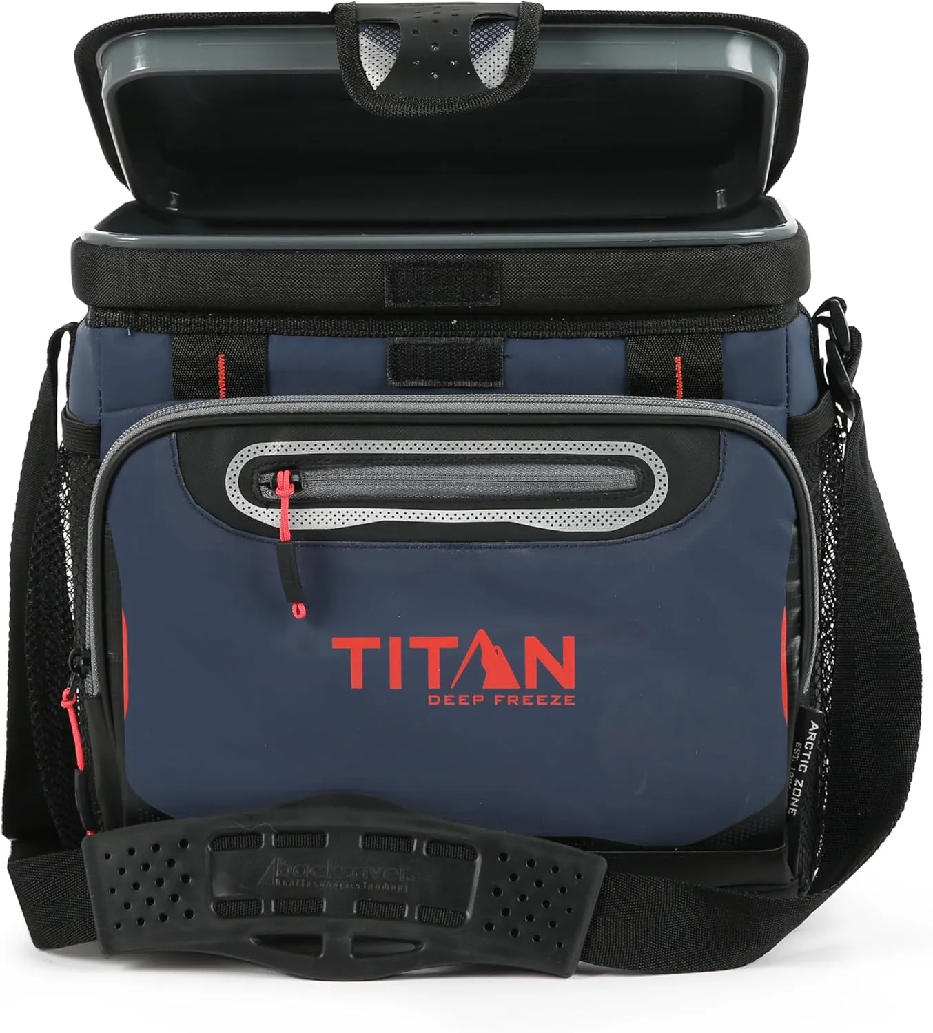 Arctic Zone Titan Deep Freeze Cooler - Zipperless Hardbody Cooler - Small & Large Capacity- Beach & Camping Cooler - Deep Freeze Insulation, HardBody Liner, and SmartShelf