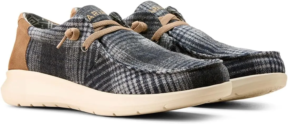 ARIAT Mens Hilo Moc Toe Slip On Casual Shoes - Brown