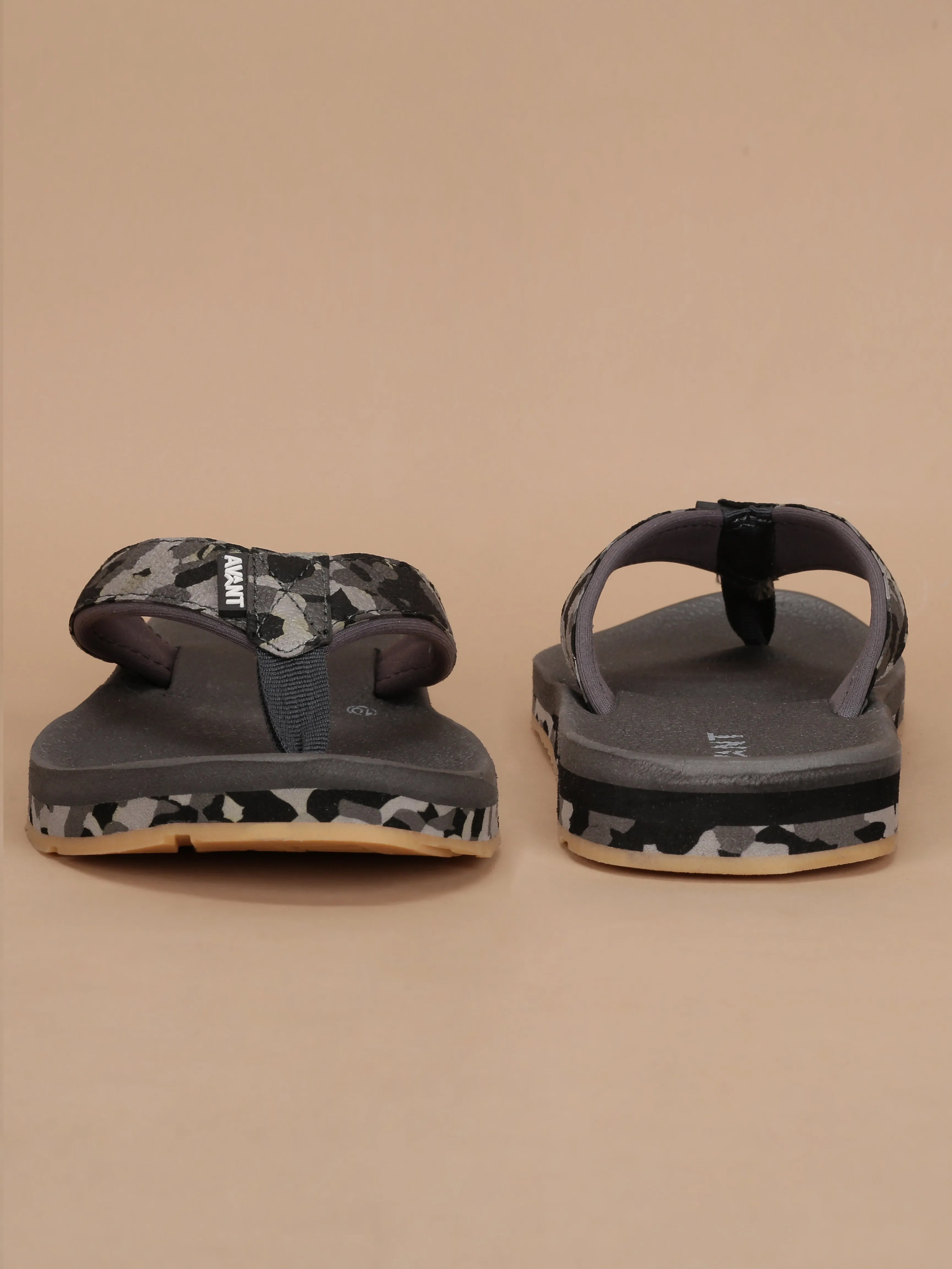 Avant Men's Mariner Flop Flops - Grey/Black
