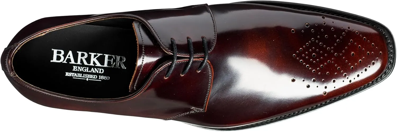 BARKER Darlington Men's Handmade Leather Derby Oxford Dress Shoes - Timeless Elegance & Superior Craftsmanship for Formal & Business Wear
