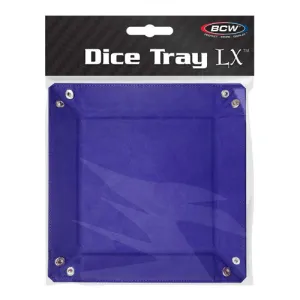 BCW Dice Tray LX Square Blue