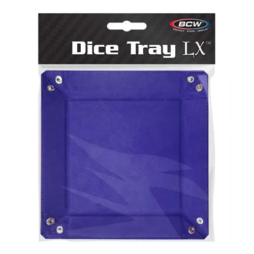 BCW Dice Tray LX Square Blue