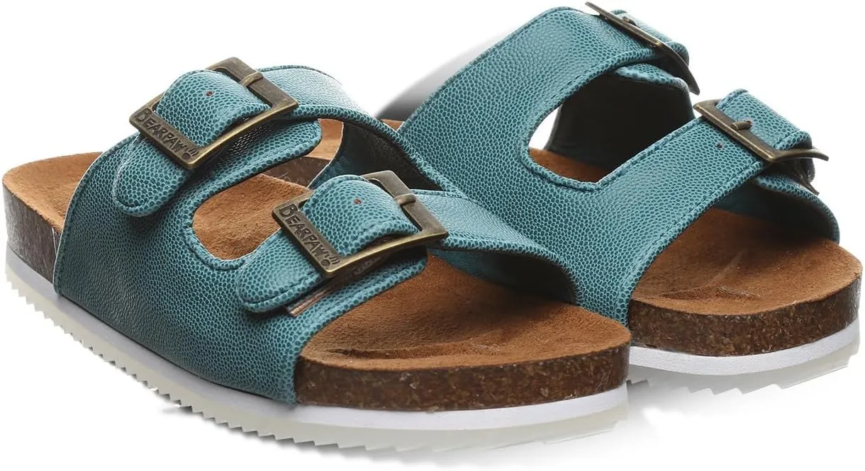 BEARPAW Youth Brooklyn Multiple Colors | Youth's Sandal | Kid's Shoe | Comfortable & Lightweight