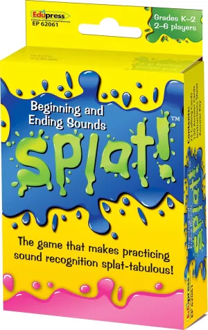 Beginning and Ending Sounds Splat™ Game Grades K-2 (EP62061)