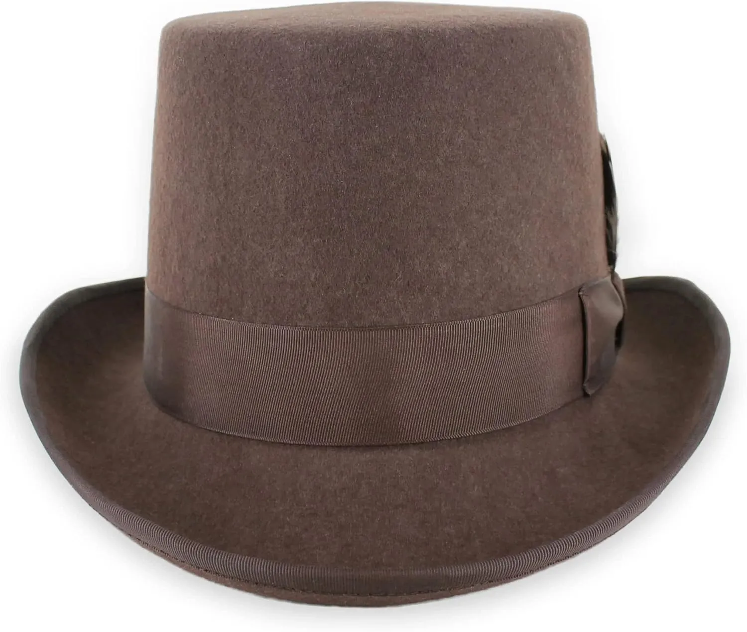 Belfry Mens Top Hat Satin Lined Topper 100% Wool in Black Grey Navy Pearl