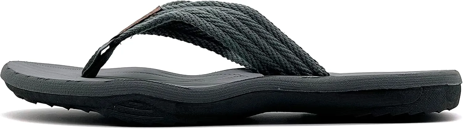 BEMGNAR Men's Flip Flops,Comfort Thong Sandals with Arch Support,Quick-Dry Non-Slip sliders for Outdoor Summer Beach