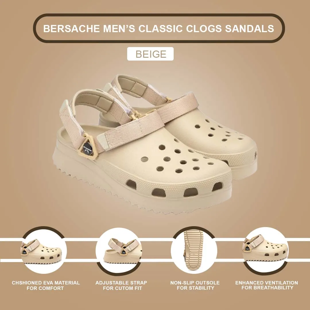 Bersache Extra Soft Classic Casual with  Regular wear with Ultra Soft & Flexibility Technology Flip Flop for Men's & Boy's (6135-Beige)