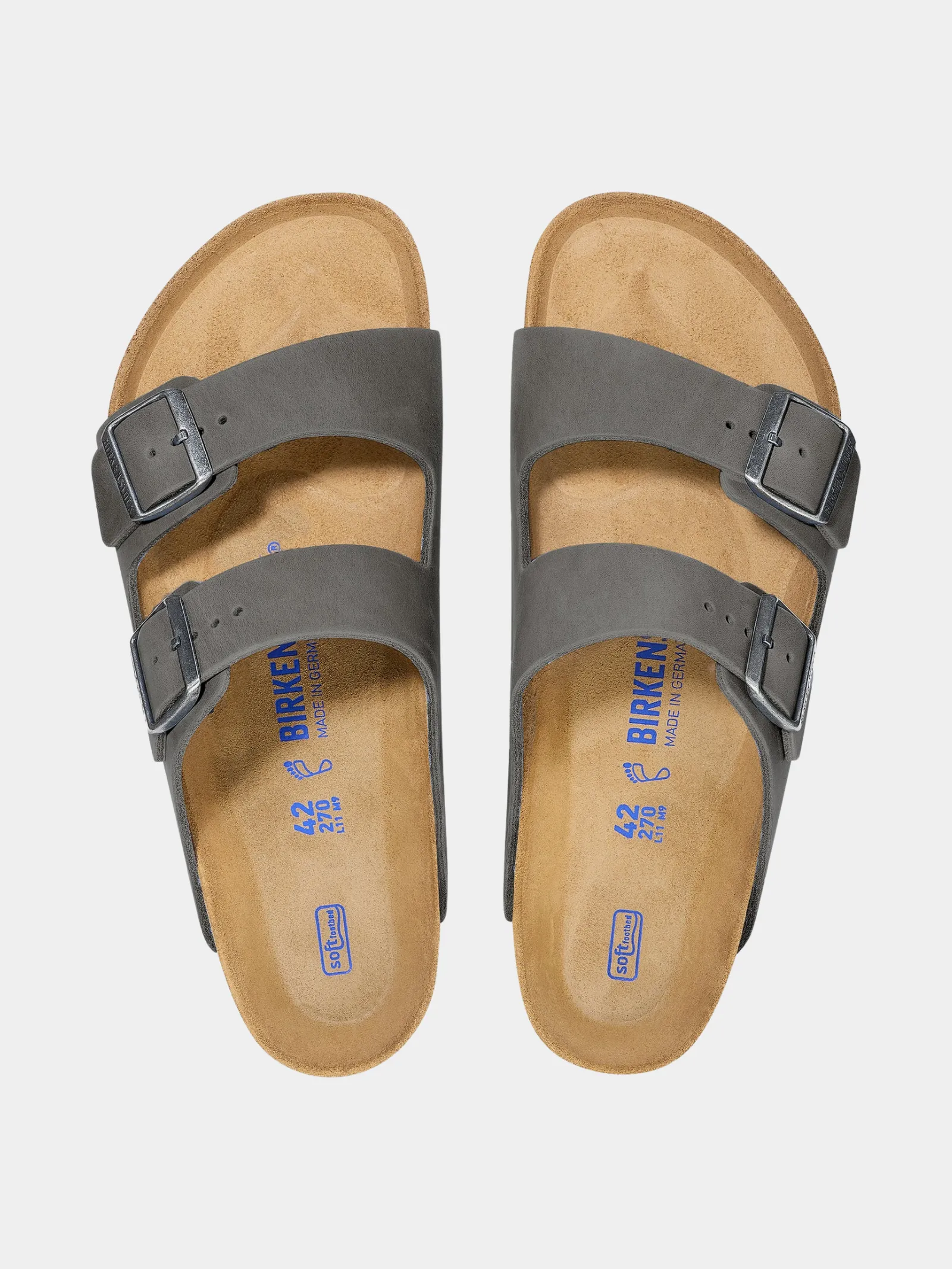 Birkenstock Arizona SFB Iron Oiled Leather Narrow