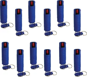 Blue 1.2% MC Pepper Spray Bundle of 12 - Lot of 12 as Shown