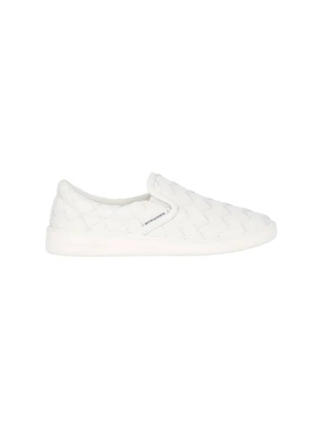 Bottega Veneta Sawyer Intrecciato Calfskin Slip-Ons White