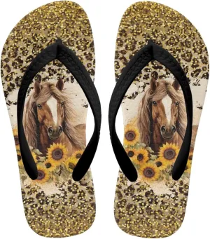 Boy Girls Slide Sandals and Thongs for Beach and Boats - Kids Flip Flops with Cartoon Print