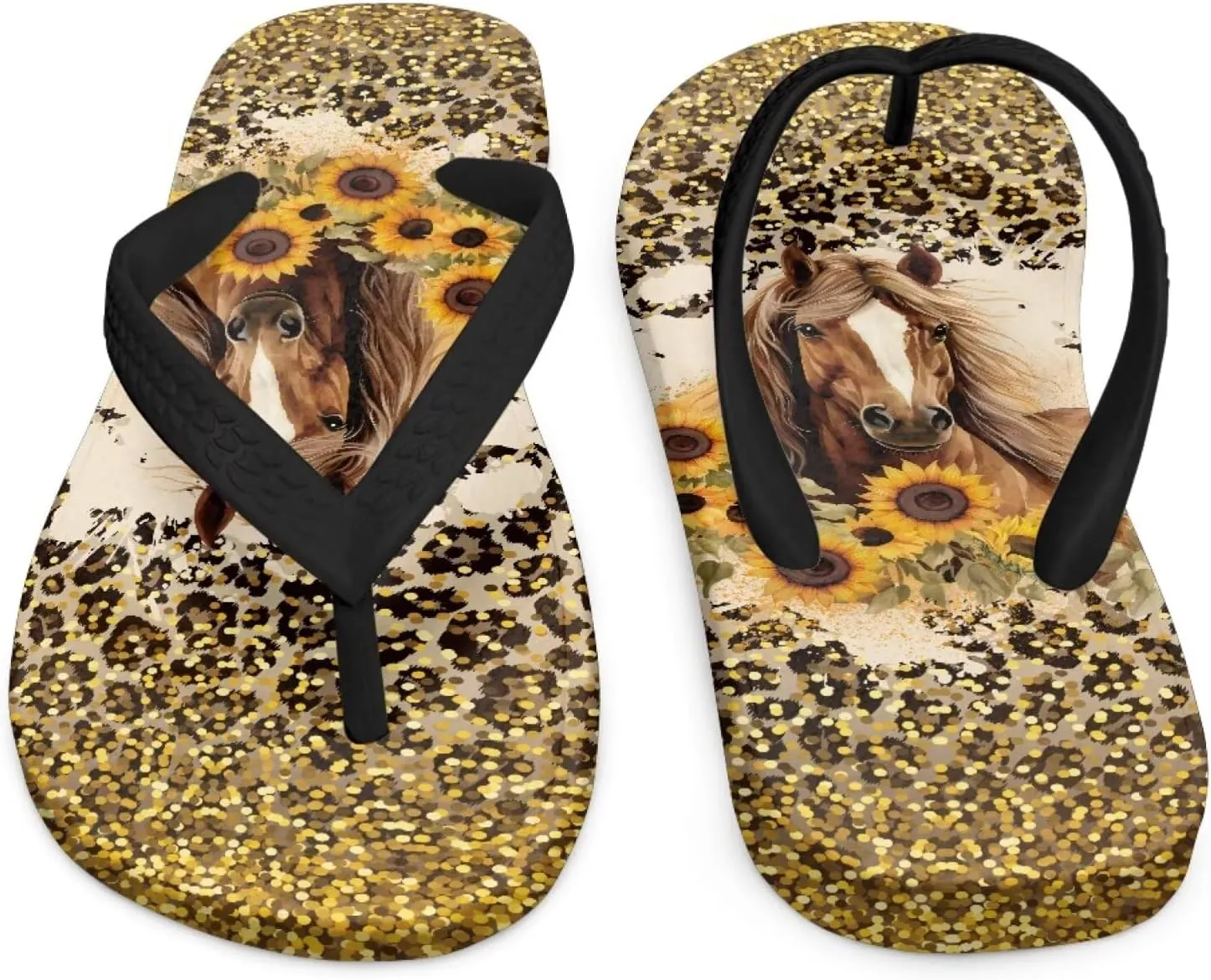 Boy Girls Slide Sandals and Thongs for Beach and Boats - Kids Flip Flops with Cartoon Print