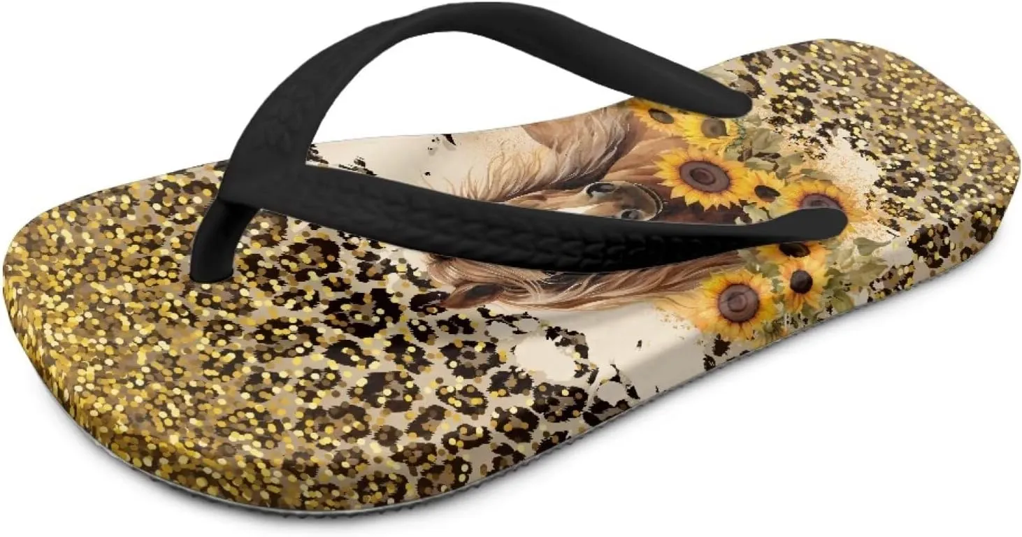 Boy Girls Slide Sandals and Thongs for Beach and Boats - Kids Flip Flops with Cartoon Print