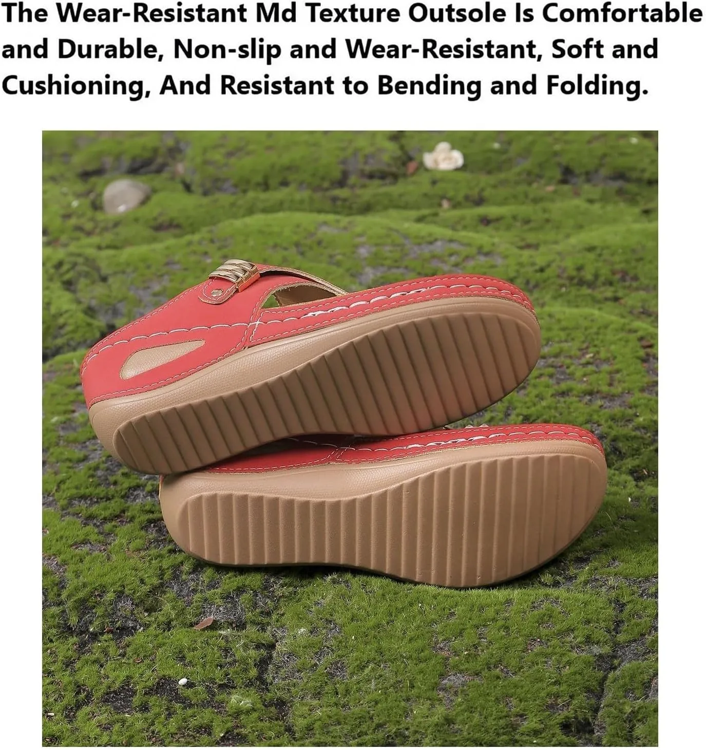 Breathable Mesh Sports Sandals With Non-Slip Sole, 2024 New Women’s Thick-Soled Flip-Flops, Wedge Heel Slippers
