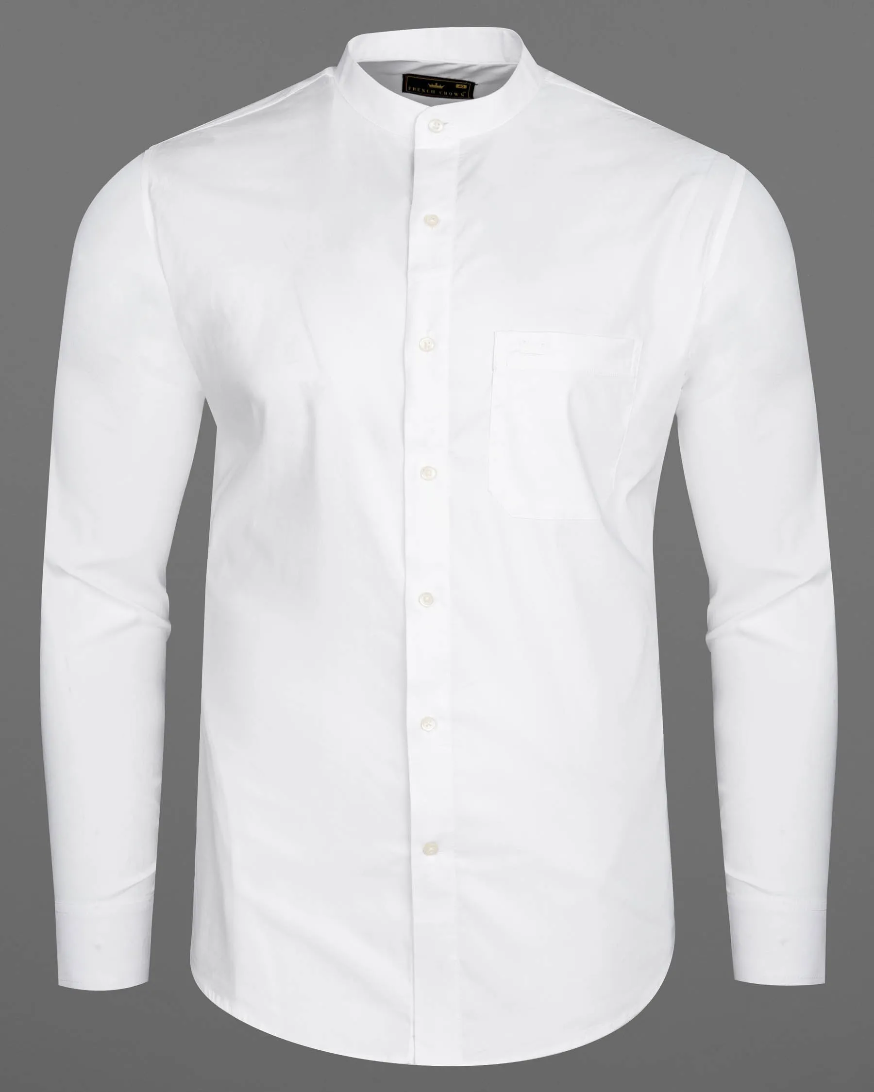 Bright White Premium Cotton Shirt