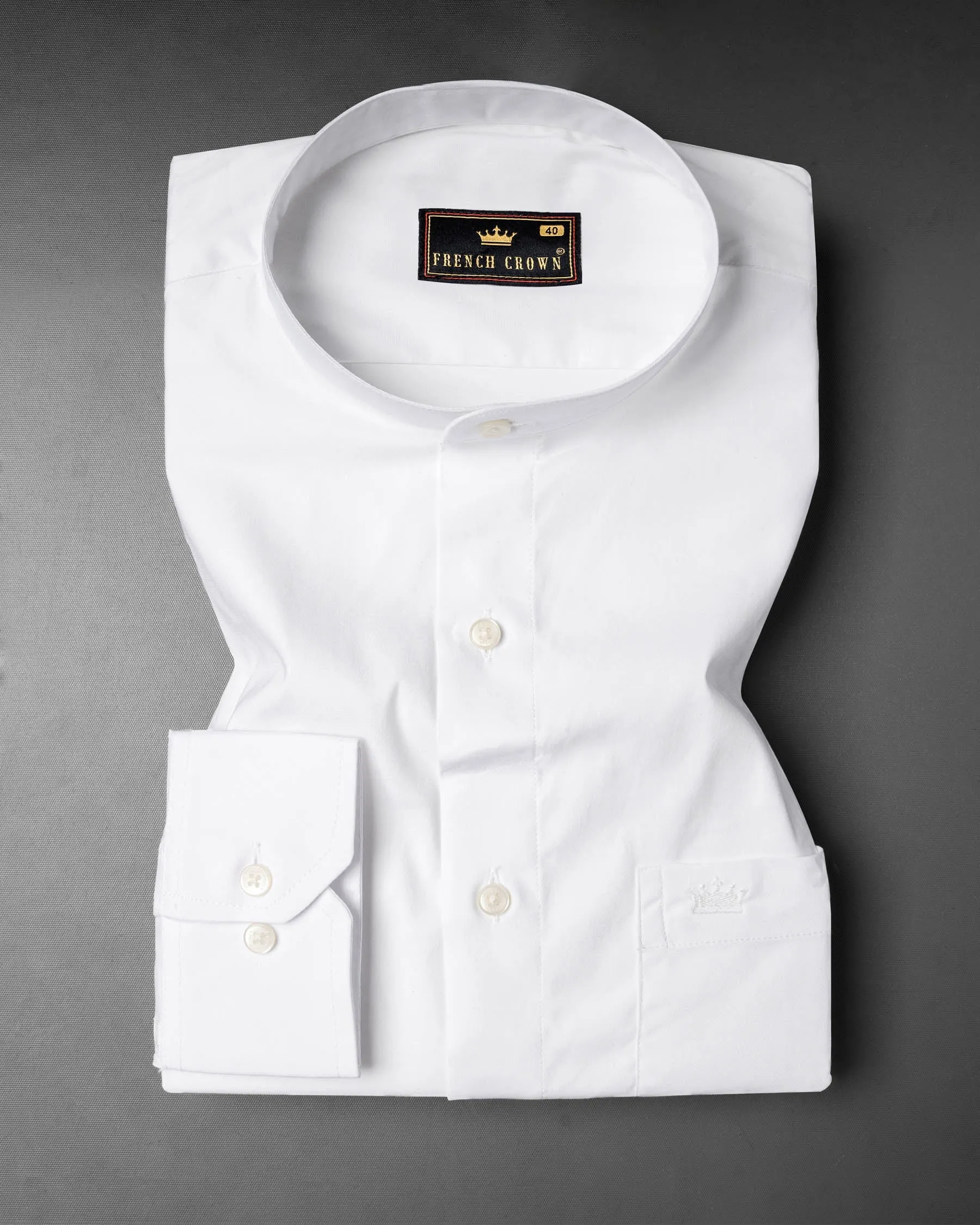 Bright White Premium Cotton Shirt