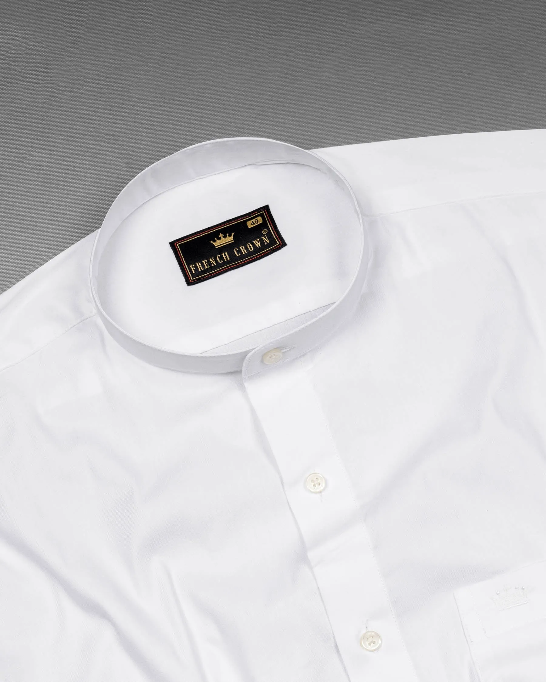 Bright White Premium Cotton Shirt