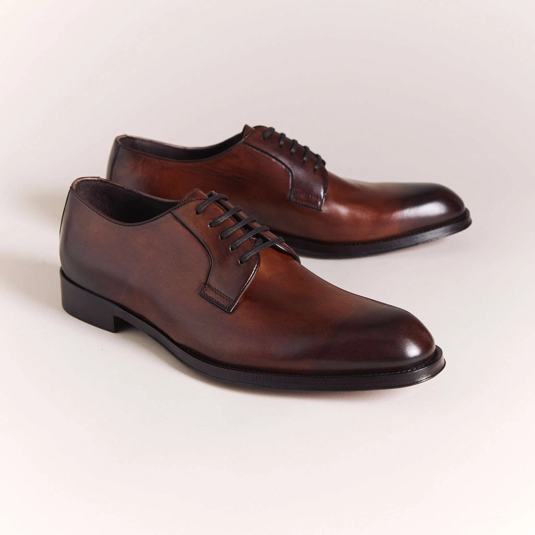 Brown Plain Derbys