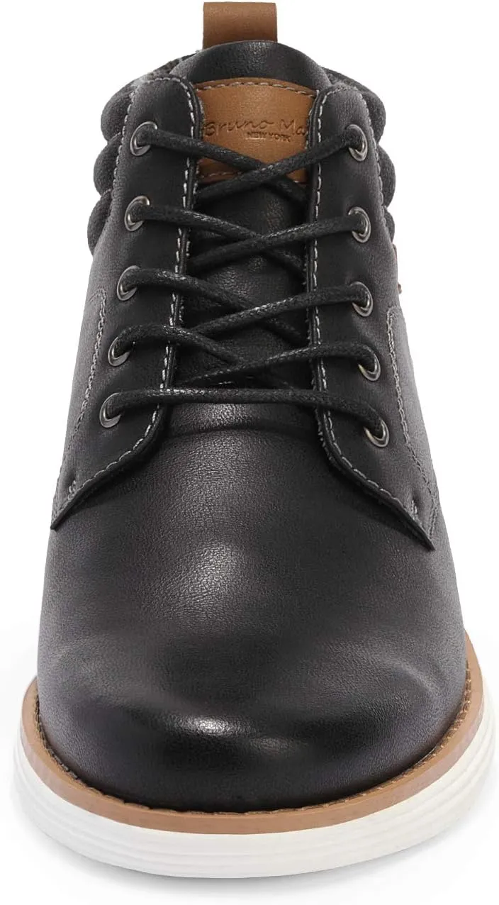 Bruno Marc Men's Mid Top Chukka Sneaker Lace Up Dress Boot