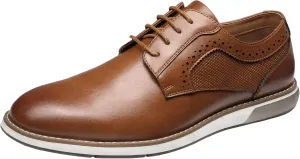 Bruno Marc Men's Plain Toe Oxford Shoes Business Formal Derby Dress Sneakers Crossflex GentEdge