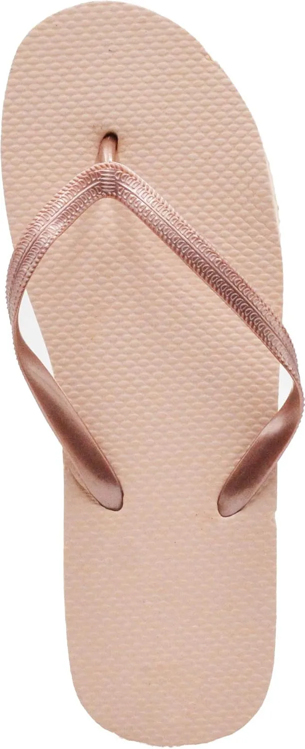 Bulk Flip Flops for Weddings, 48 Pairs, Reception Guest Slippers, Men Women Destination Beach Pool Wholesale Pack
