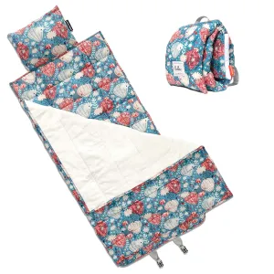Bulkie Toddler Nap Mat - Sleep Mat for Kids Daycare and Preschool - Folds Up to Carry on Back - Balloons