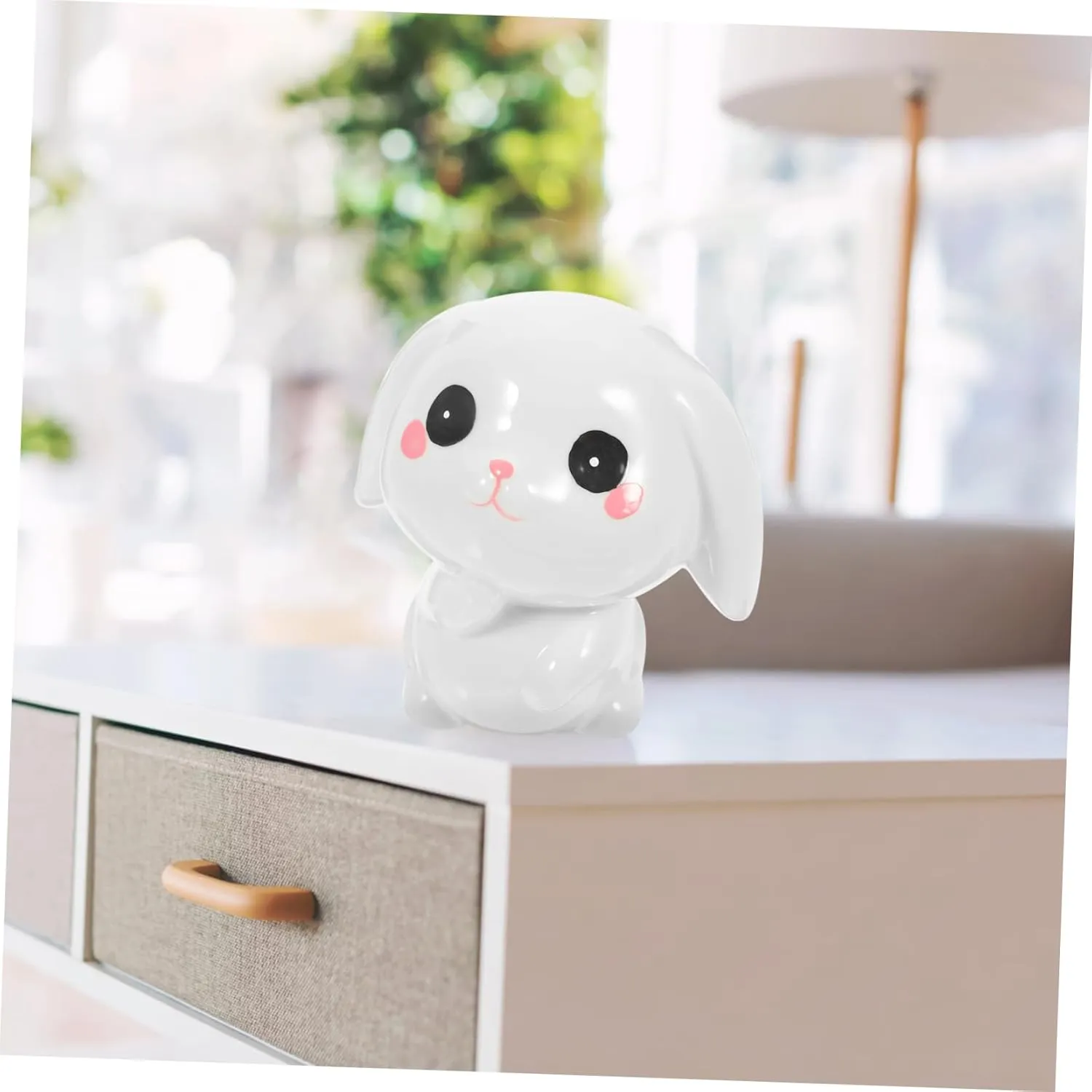 Bunny Design -Fall Money Jar Cute Piggy Bank for Boys and Girls Ceramic Savings Decor for Rooms Table Decoration Encourages Saving Habits