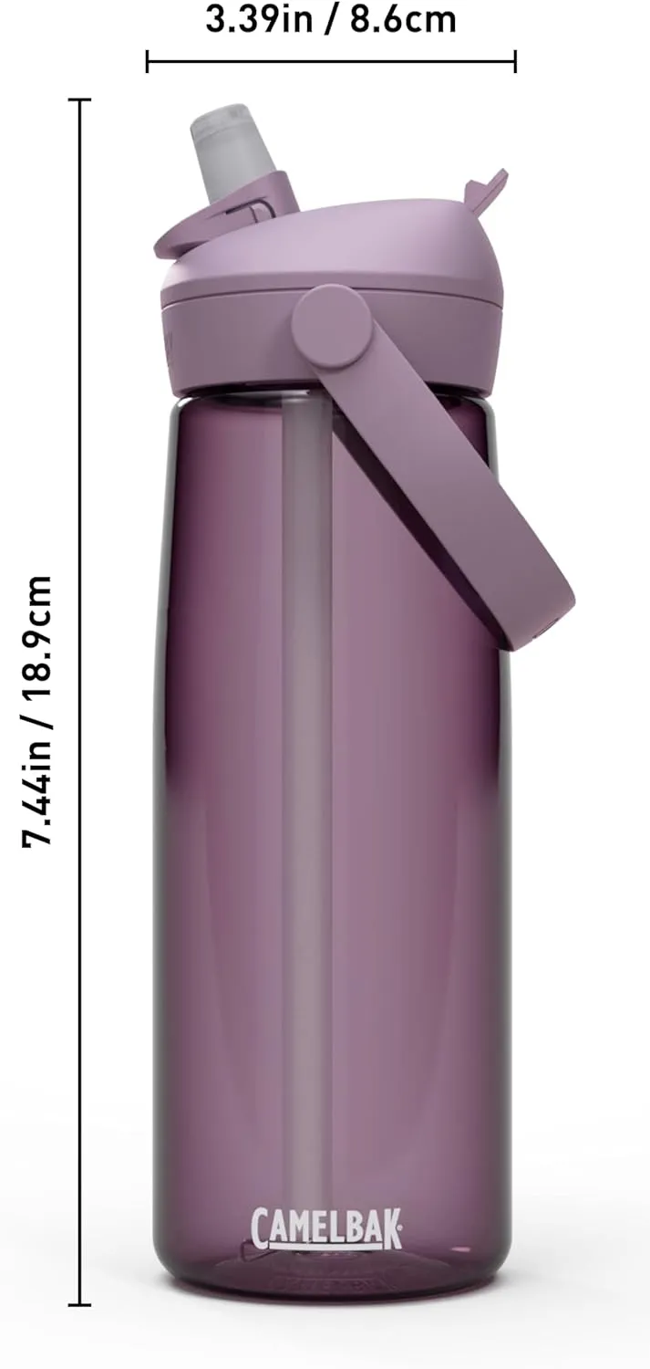 CamelBak Thrive Flip Straw Tritan Renew Water Bottle Purple Sky, 25oz