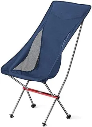 Camp Chair Portable Fishing Chairs Outdoor Camping High Back Chair Ultralight Seater,Camping Folding Chair/Grey