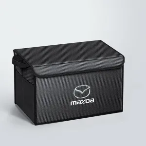 Car Trunk Organizer for Mazda 3 Sport BL 2009-2013 Thickened Car Boot Tidy Storage Box Tailor-made Lidded Storage Bins for Home Car Outdoor Camping Travel,D