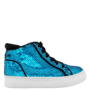 CAROLEEN-TEAL FLIP SEQUIN