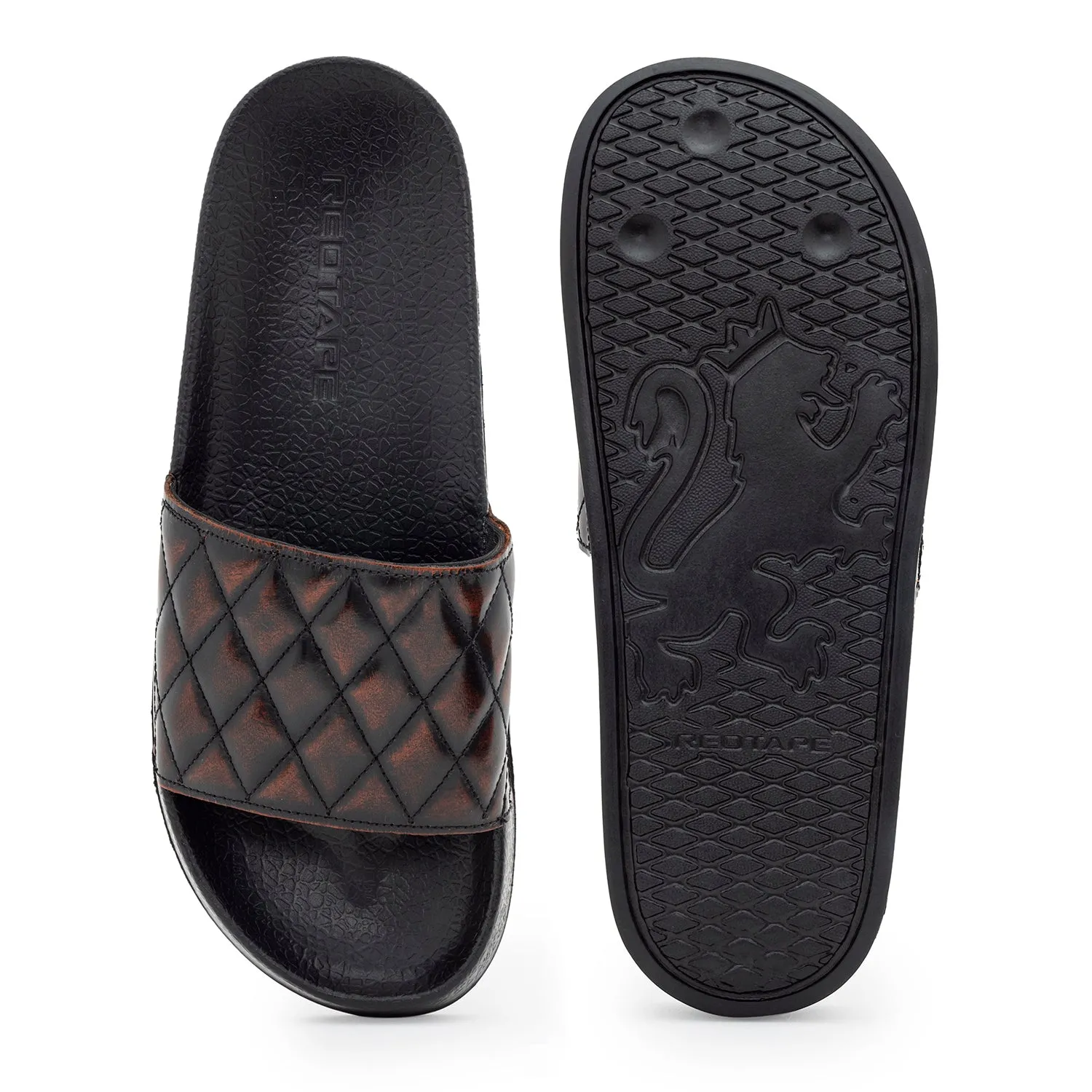 Casual Slip-on Sliders for Men | Refined Round-Toe Shape
with the Relaxing Slip-On Support