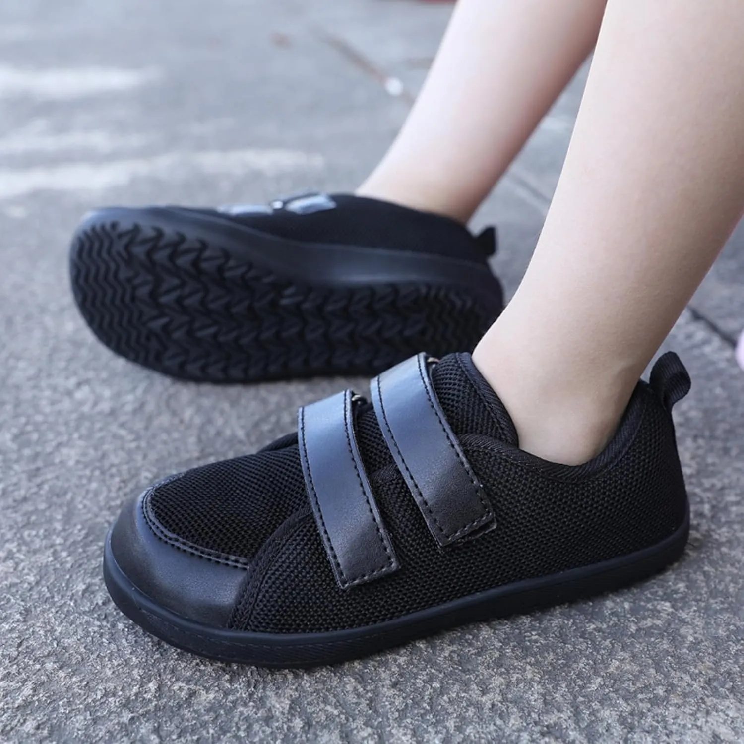 CERYTHRINA Kids Wide Minimalist Barefoot Shoes: Zero-Drop - Natural to Grow Toe Box Sneaker for Boys Girls
