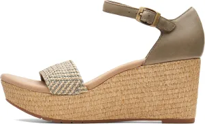 Clarks Women's Rose Ease Wedge Sandal
