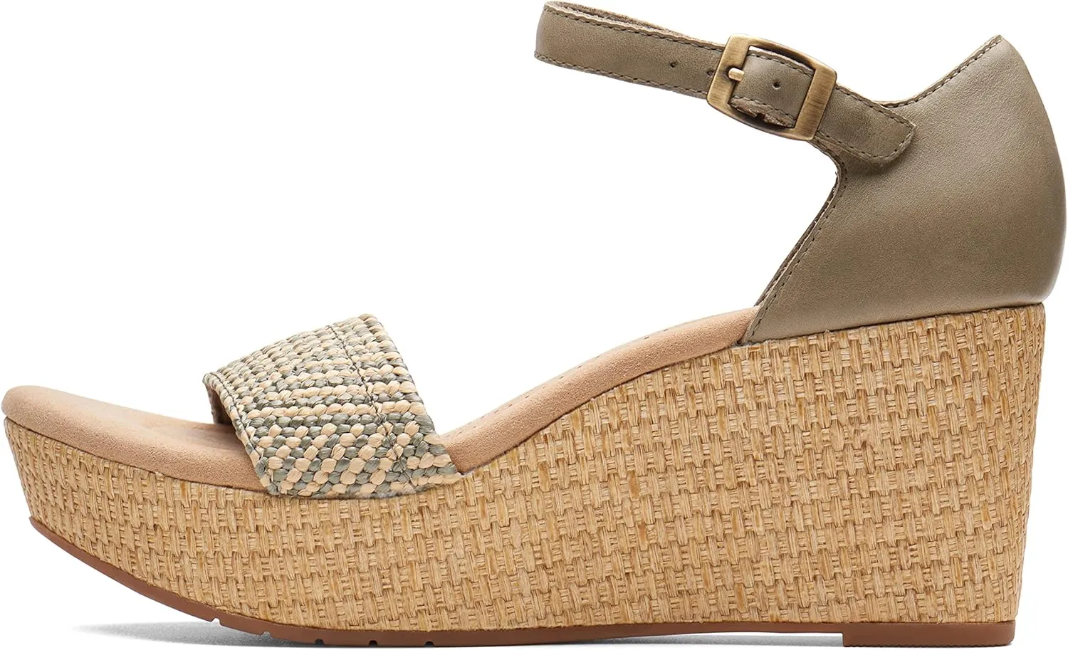 Clarks Women's Rose Ease Wedge Sandal
