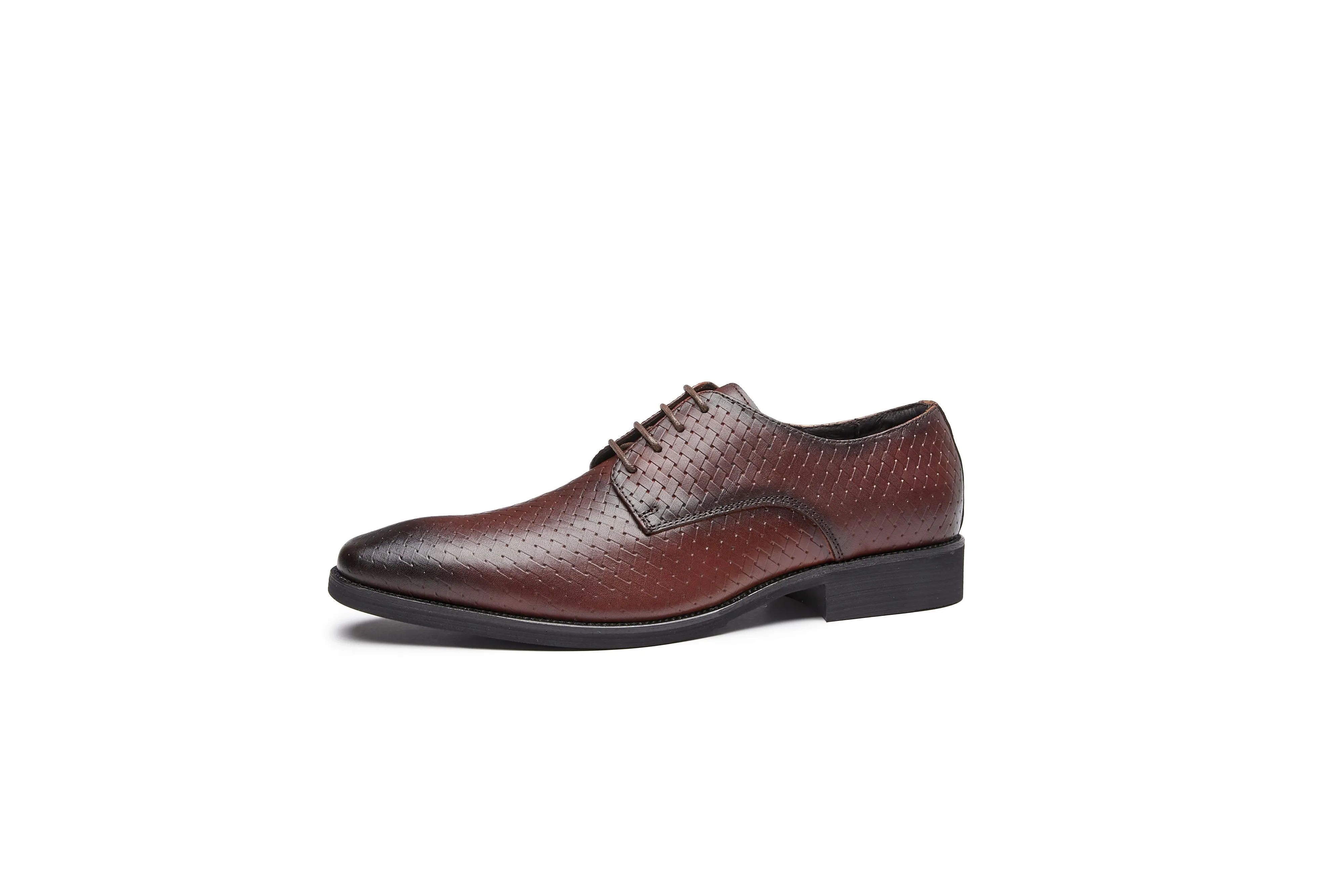 Classic Business Derby Leather Shoes (Brown)