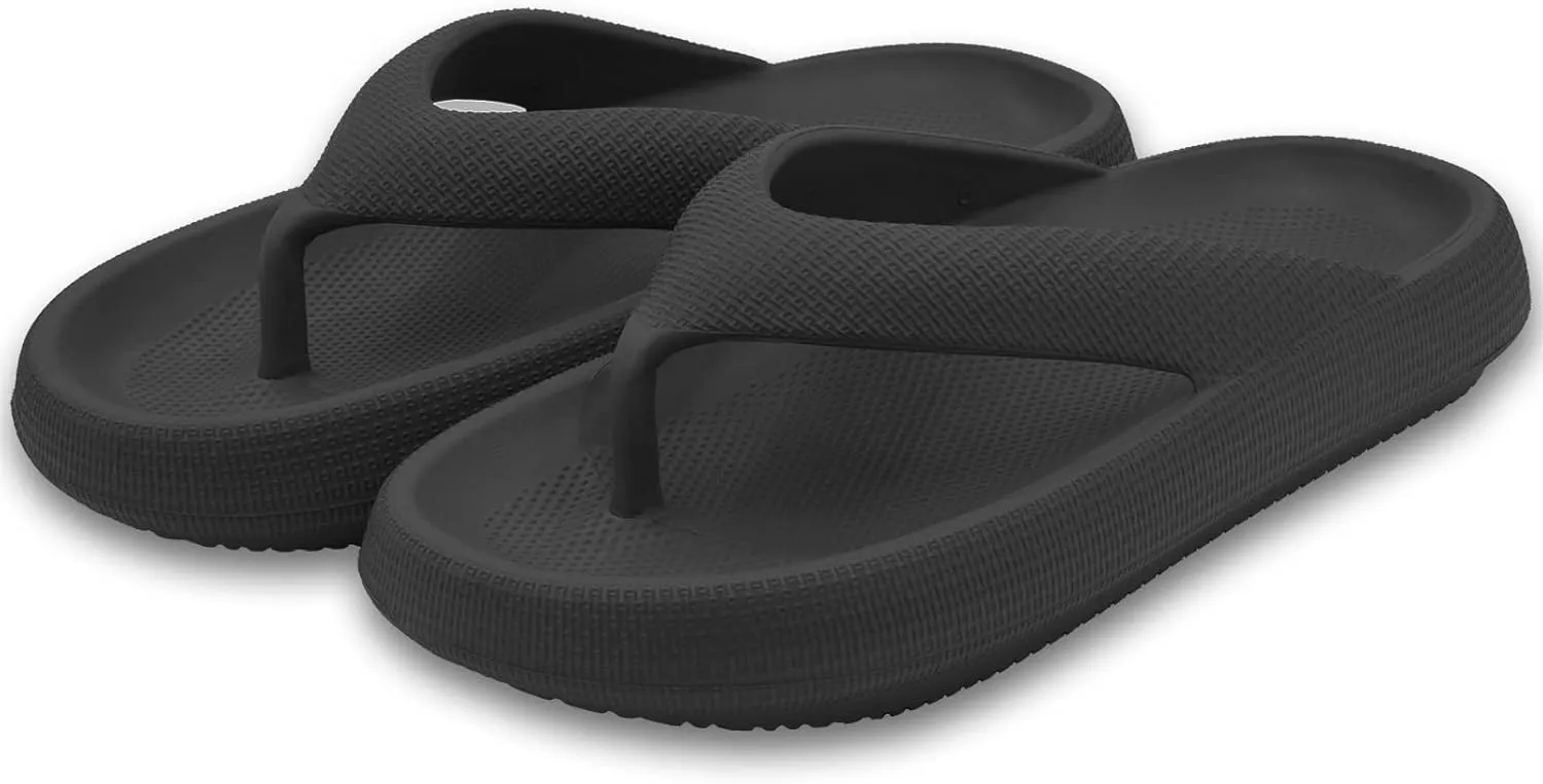 Cloud Flip Flops for Men Women Beach Flat Sandals Bath Spa Walking Sandals Non-Slip Quick Drying Outdoor Indoor Slides sandals