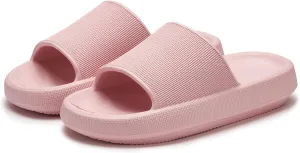 Cloud Slippers For Women Shower Shoes Pillow Slides Indoor House Outdoor Flip Flops For Men Bathroom Non-Slip Home Bubble Foam Beach Platform Slippers