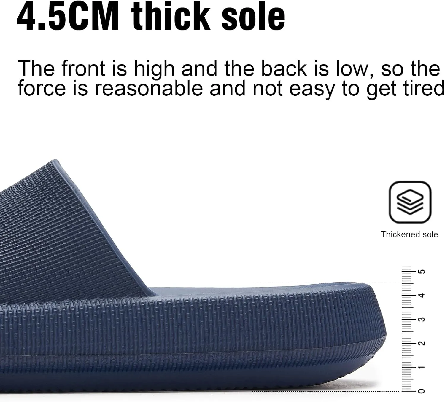 Cloud Slippers For Women Shower Shoes Pillow Slides Indoor House Outdoor Flip Flops For Men Bathroom Non-Slip Home Bubble Foam Beach Platform Slippers