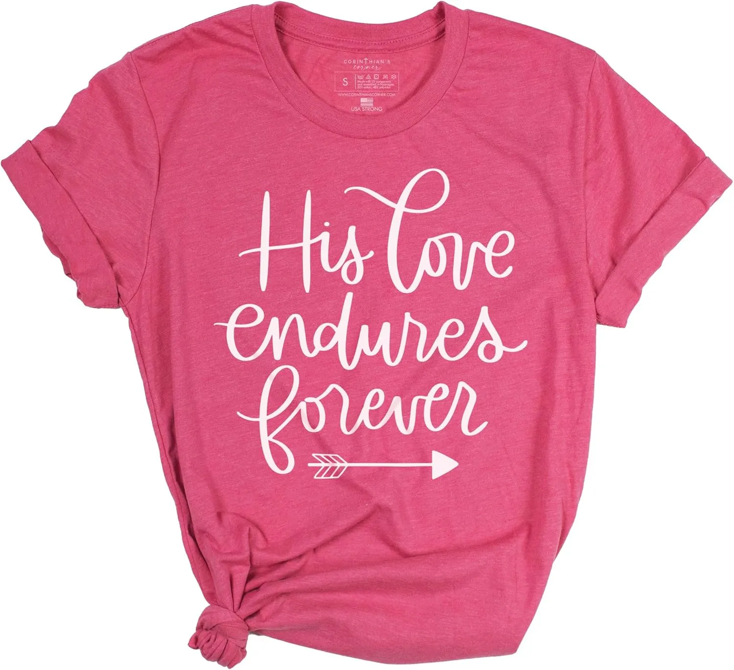 Corinthian's Corner | Christian Shirts for Women | Religious Graphic Tees | Christian Gifts